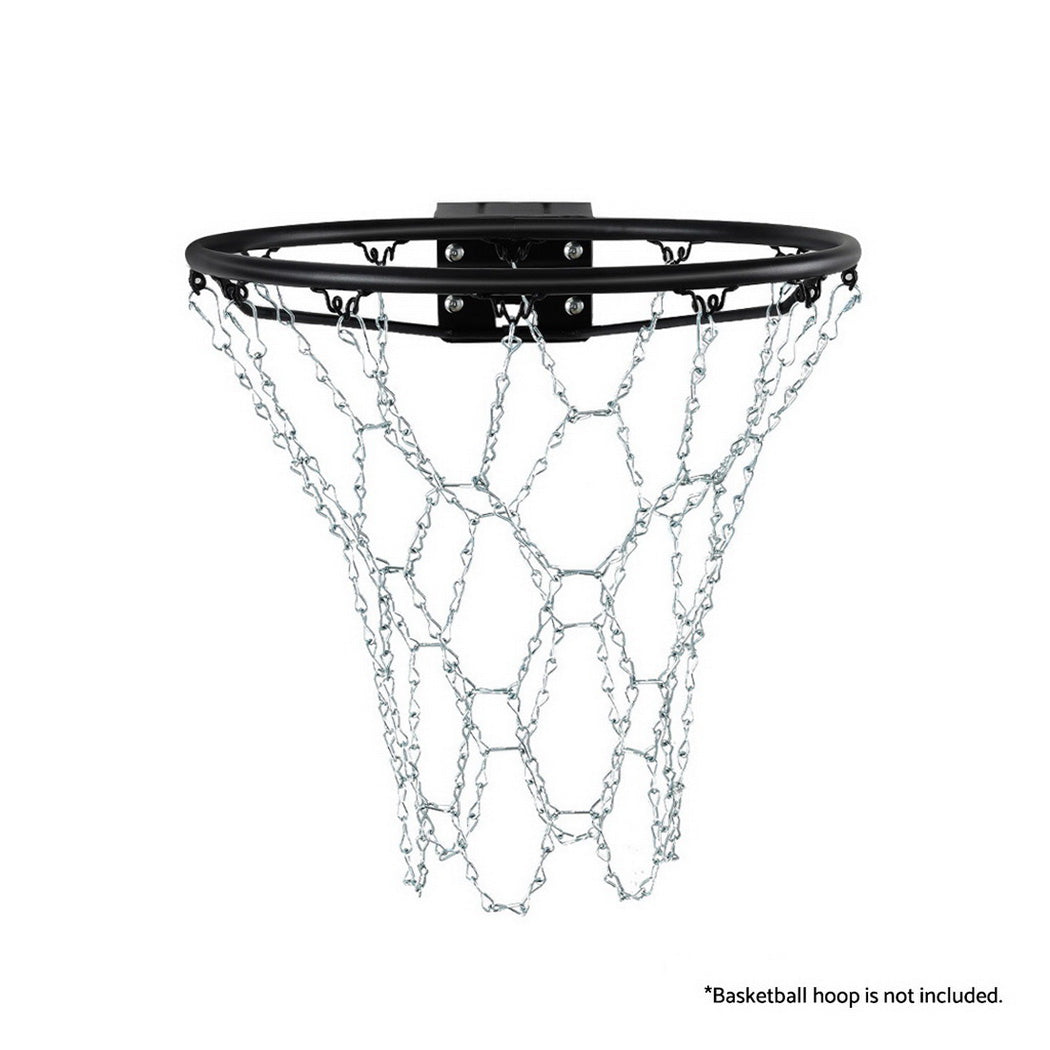 Everfit Basketball Ring Metal Braided Chain Net 12 Loop