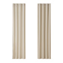Artiss 2X Blockout Curtains Eyelet 140x230cm Beige-1