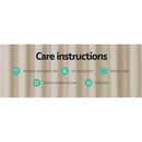 Artiss 2X Blockout Curtains Eyelet 240x230cm Beige-7