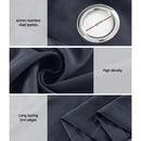 Artiss 2X Blockout Curtains Eyelet 300x230cm Charcoal-6