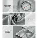 Artiss 2X Blockout Curtains Eyelet 140x230cm Grey Shine-6