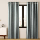 Artiss 2X Blockout Curtains Eyelet 140x230cm Grey Shine-8