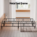 Artiss Bed Frame King Size Metal Grey MASON-6