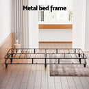 Artiss Bed Frame Queen Size Metal Grey MASON-6