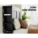 Artiss Bed Head Headboard Queen with Shelves - CABI Black-4
