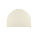 Artiss Bed Head Headboard Bed Frame Double Boucle - GREI White-3