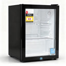 Devanti 56L Bar Fridge Glass Door Mini Fridge Countertop Cooler Black-1