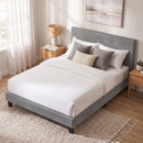 Artiss Neo Bed Frame Fabric - Grey Double-10