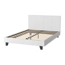 Artiss Neo Bed Frame PU Leather - White Double-4