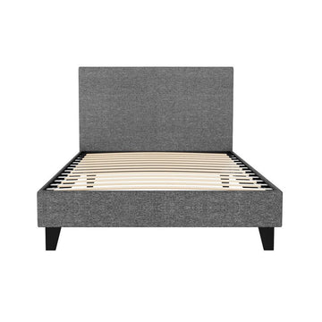 Artiss Neo Bed Frame Fabric - Grey King Single - 0