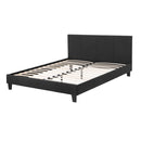 Artiss Neo Bed Frame Fabric - Charcoal Queen-4