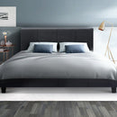 Artiss Neo Bed Frame Fabric - Charcoal Queen-8