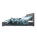 Artiss Nino Bed Frame Fabric - Grey Double-5