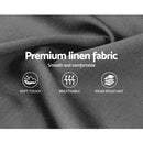 Artiss Nino Bed Frame Fabric - Grey King Single-8