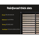 Artiss Nino Bed Frame Fabric - Grey King Single-6