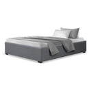 Artiss King Single Size Gas Lift Bed Frame Base With Storage Platform Fabric-3