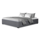 Artiss Queen Size Gas Lift Bed Frame Base With Storage Platform Fabric-3