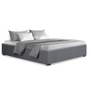 Artiss Queen Size Gas Lift Bed Frame Base With Storage Platform Fabric-8