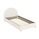 Artiss Bed Frame Gas Lift Strorage Beds Base Platform Boucle Fabric King Single ELLA-2