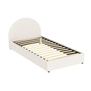 Artiss Bed Frame Gas Lift Strorage Beds Base Platform Boucle Fabric King Single ELLA-1