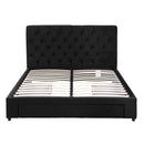 Artiss Double Bed Frame Storage Charging Station Upholstered 3 Drawers USB Type-C-3