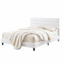 Artiss Queen Bed Frame with Storage Adjustable Headboard Platform Base Linen Fabric Charging Ports-9