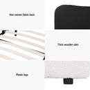 Artiss Bed Frame Double Size Boucle DARA-6