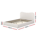Artiss Bed Frame Queen Size Boucle DARA-2