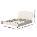 Artiss Bed Frame King Size Boucle FION-2