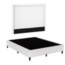 Artiss Queen Bed Frame with Headboard Platform Bed Base Grey Beige Fabric Metal-8