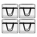 Artiss Blanket Storage Bags 4Pcs 40L PVC Box Clothes Doona Moving Organiser-3