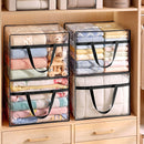 Artiss Blanket Storage Bags 4Pcs 40L PVC Box Clothes Doona Moving Organiser-9