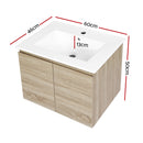 Cefito Vanity Unit 600mm with Basin Oak-4