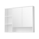 Cefito Bathroom Mirror Cabinet 100CM Vanity Medicine Wall Mounted Storage White-1