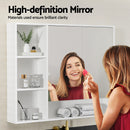 Cefito Bathroom Mirror Cabinet 100CM Vanity Medicine Wall Mounted Storage White-5
