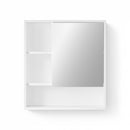 Cefito Bathroom Mirror Cabinet Mirrored Medicine Adjustable Shelf Wall Mounted 560mm White-3