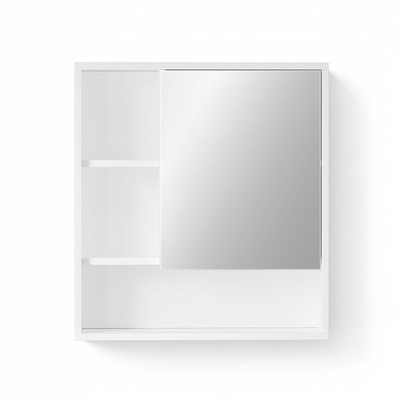 Cefito Bathroom Mirror Cabinet Mirrored Medicine Adjustable Shelf Wall Mounted 560mm White