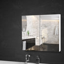Cefito Bathroom Mirror Cabinet 750x720mm White-7