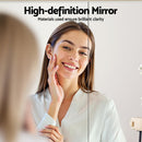 Cefito Bathroom Mirror Cabinet Medicine Adjustable Shelves Wall Hung 900x750mm White-5