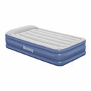 Bestway Single Air Mattress with Built-in Pump Tritech Inflatable Bed 46cm-1