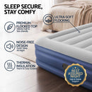 Bestway Single Air Mattress with Built-in Pump Tritech Inflatable Bed 46cm-6
