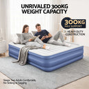 Bestway King Air Mattress with Built-in Pump Tritech Inflatable Bed 56cm-7