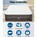 Bestway Queen Air Mattress with Built-in Pump Fortech Inflatable Bed 46cm-4