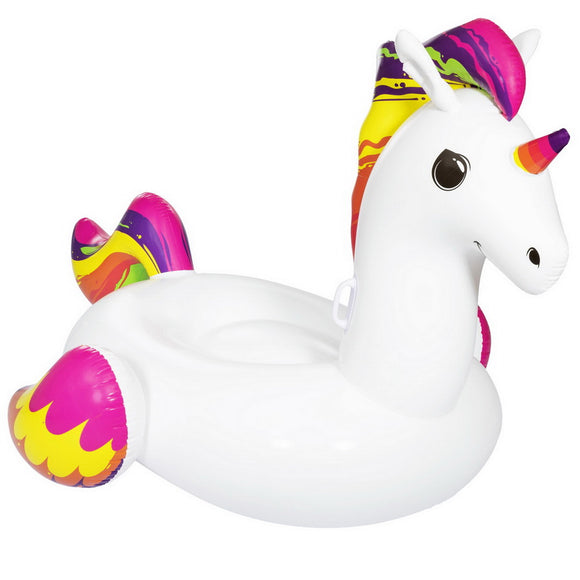 Bestway Unicorn Float Rider Inflatable Ride On Floating Pool Lounger 224x156CM