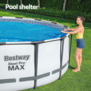 Bestway Pool Cover Solar Fits 4.17m Round Above Ground Swimming Pool Blanket-4