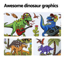 Bestway Kids Pool 183x38cm Round Above Ground Rigid Swimming Pools Dinosaur 946L-5