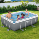 Bestway Swimming Pool 282x196x84cm Steel Frame Above Ground Pools Filter Pump 3662L-7