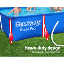 Bestway Swimming Pool 400x211x81cm Steel Frame Above Ground Pools w/ Filter Pump 5700L-5