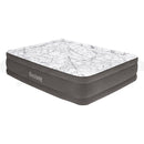 Bestway Air Mattress Queen Inflatable Bed 46cm Airbed Decorated Surface Grey-1