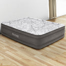 Bestway Air Mattress Queen Inflatable Bed 46cm Airbed Decorated Surface Grey-7